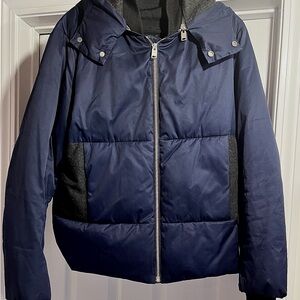 Balenciaga Navy Puffer Jacket